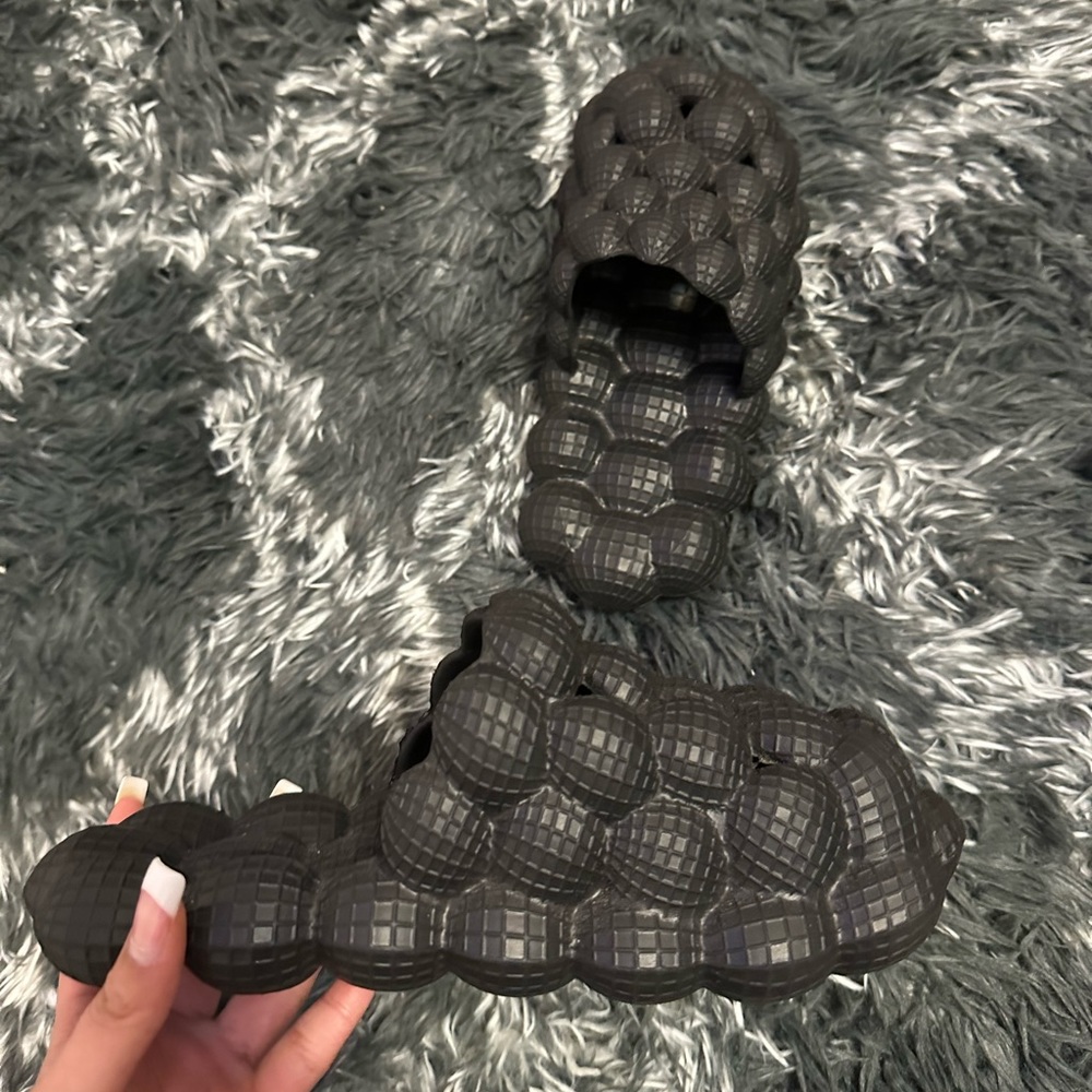Black Bubble Slides